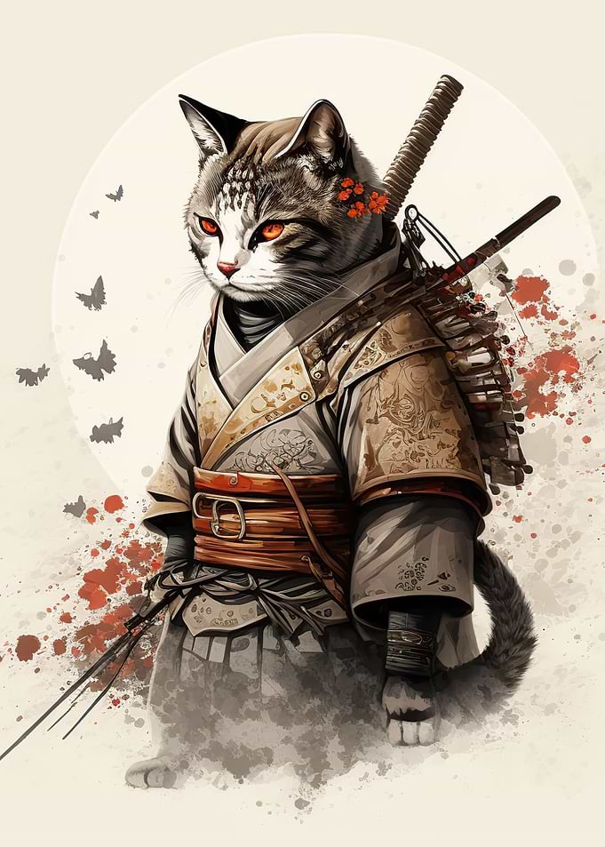 Samurai Cat
