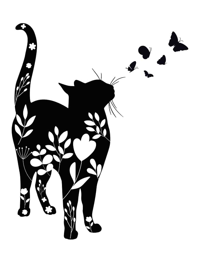 Floral Cat