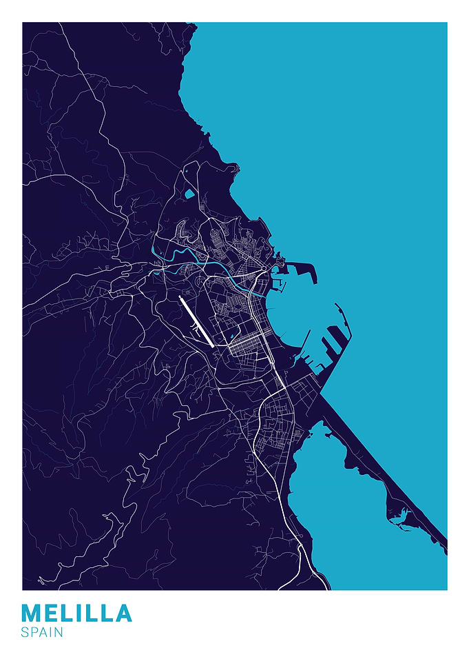 Melilla City Map
