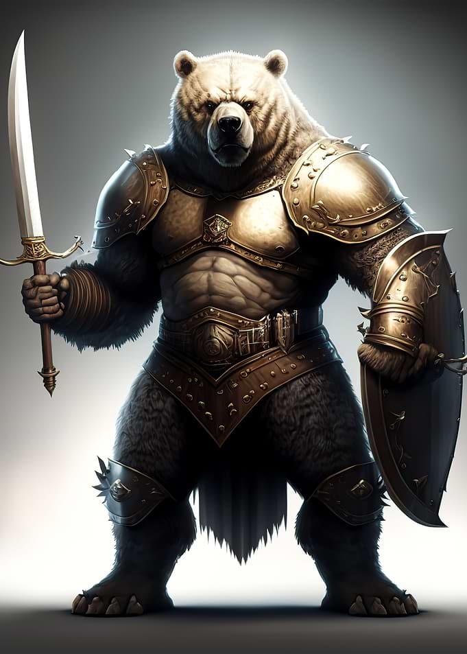 Bear warior