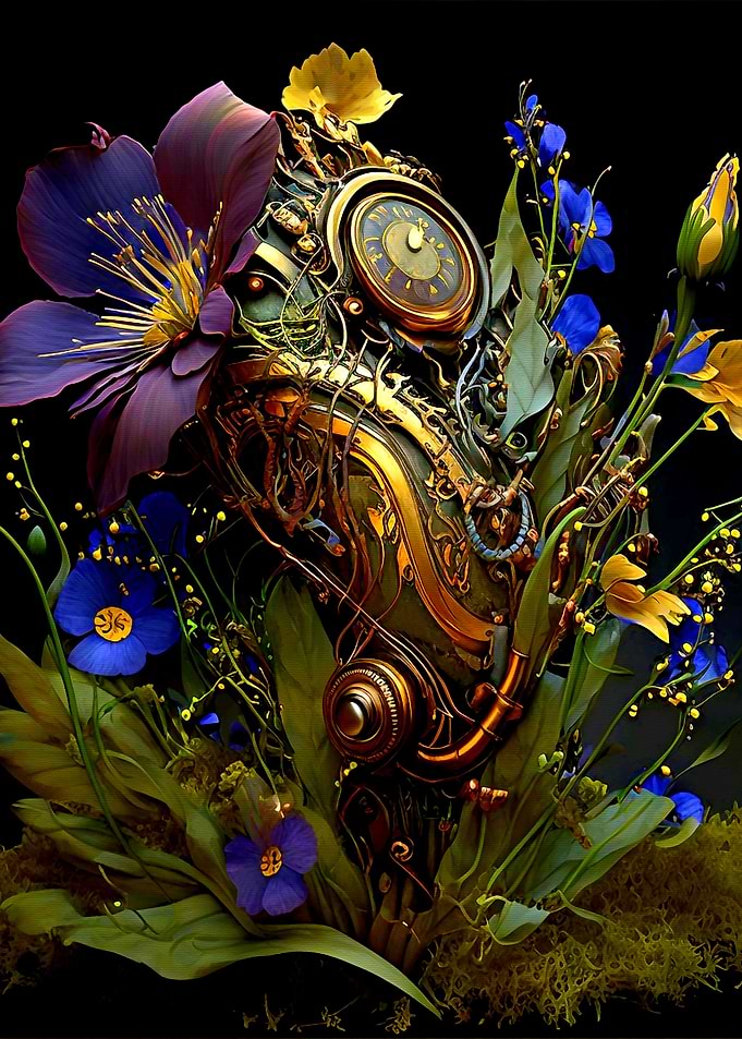 Flower and Machine
