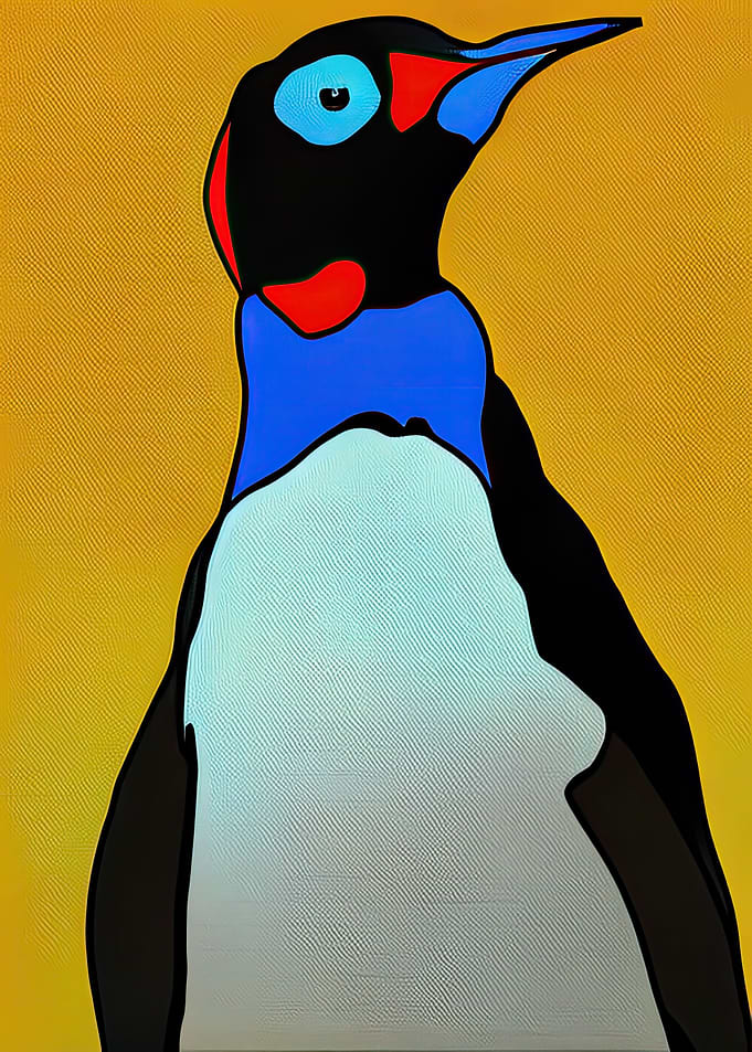 Pop Art Penguin 06