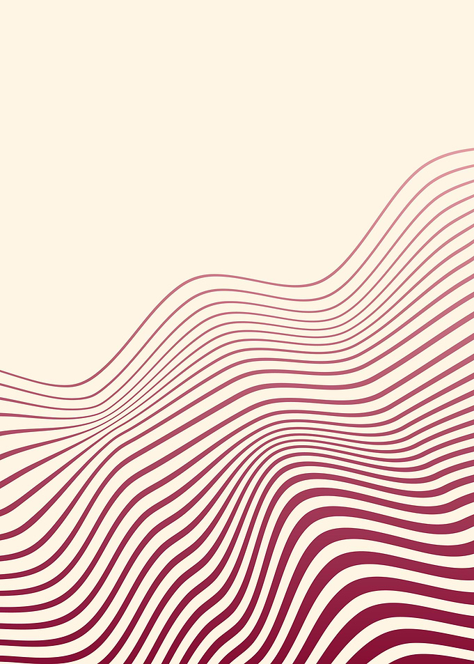 Abstract Line Wave Maroon