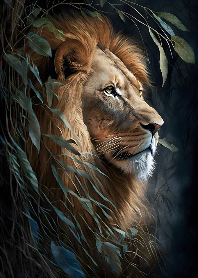 Lion Floral