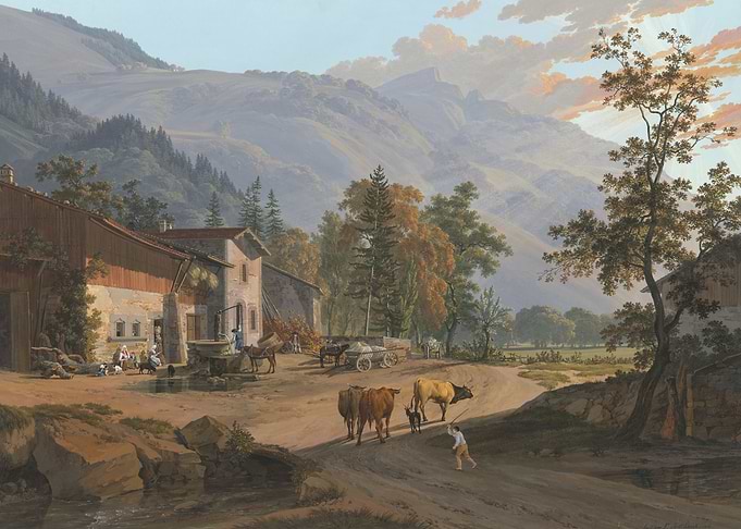 View of the Brezon