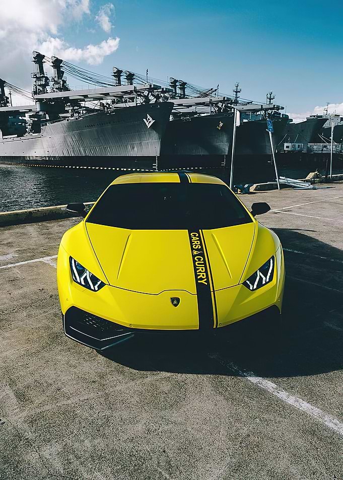 Yellow Lamborghini
