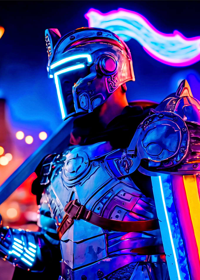 Cyberpunk Knight