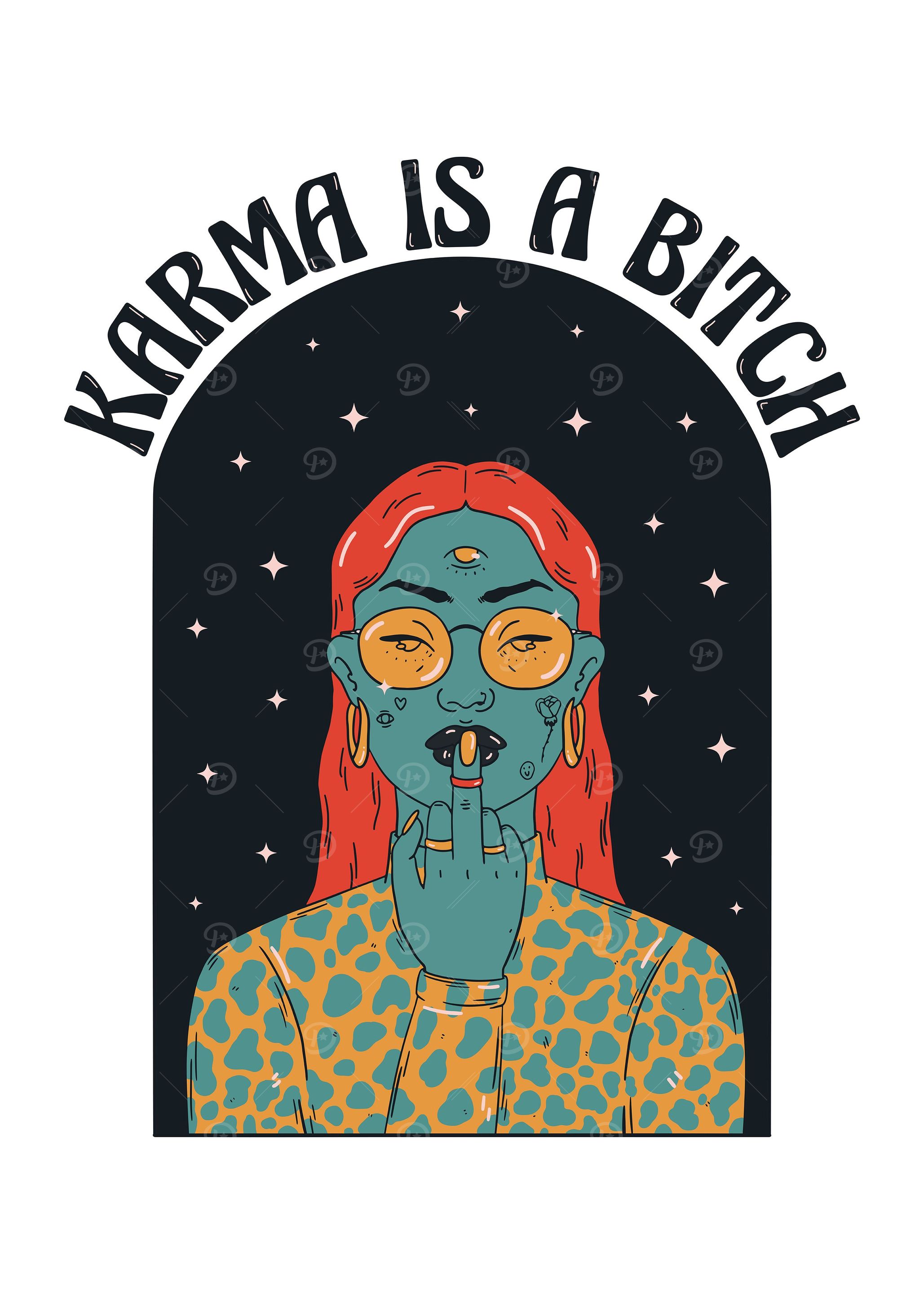 Woman With Third Eye