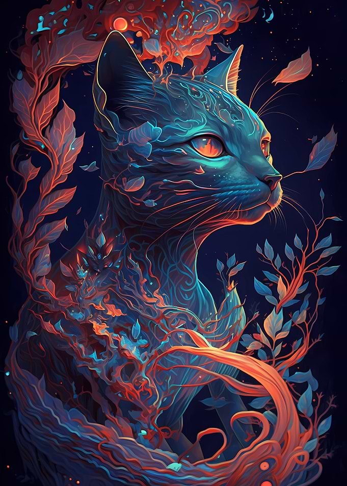 Abyssinian Cat Fantasia