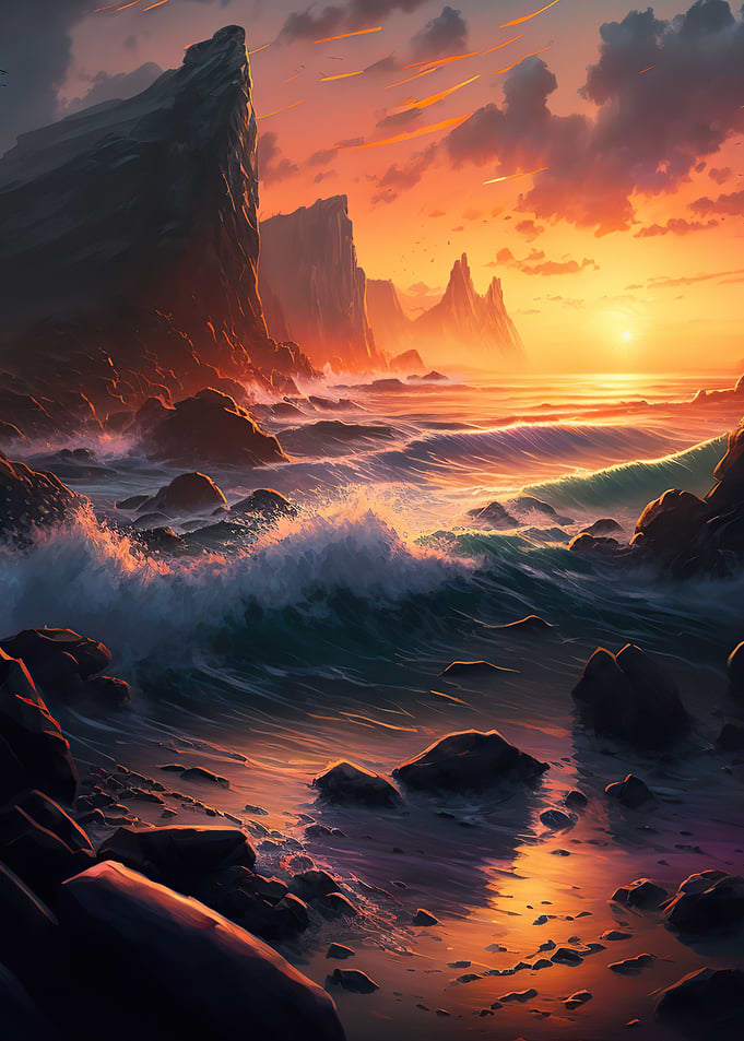 Coastal landscape nature