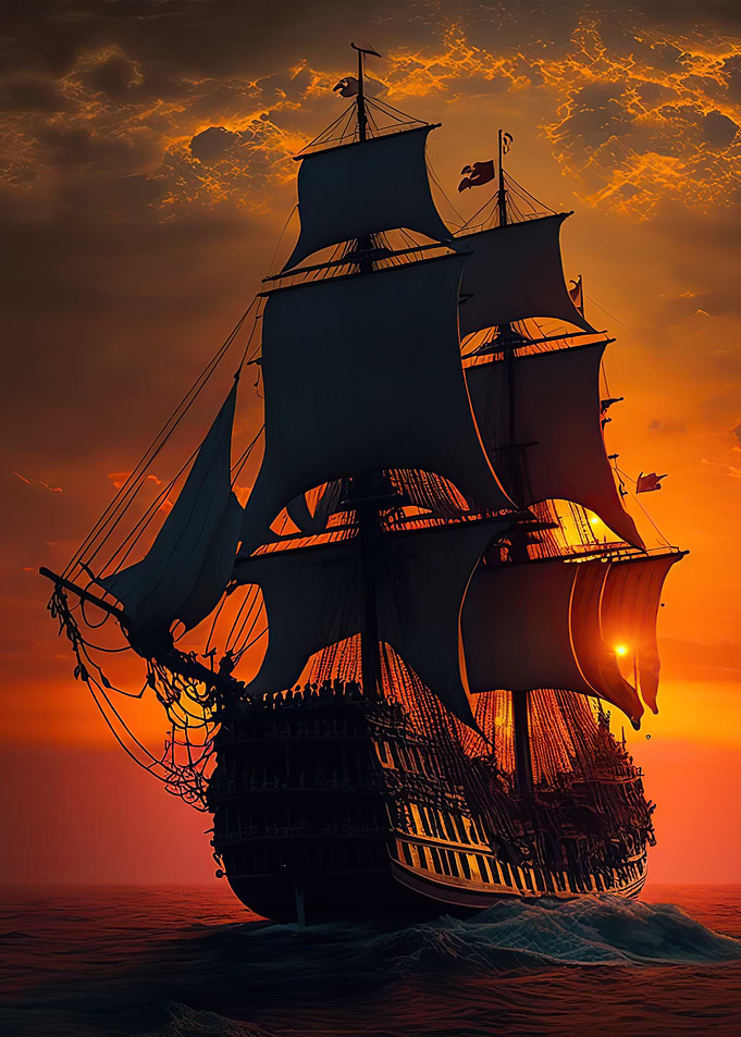Ship Sunset