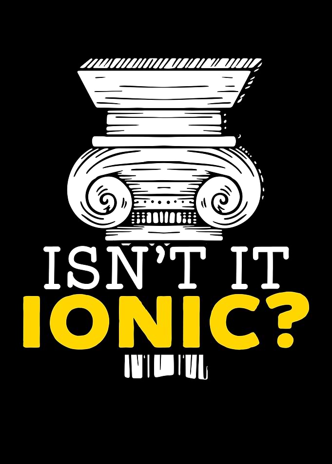 Isnt It Ionic Architect