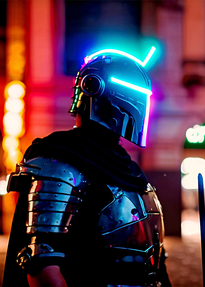 Cyberpunk Knight