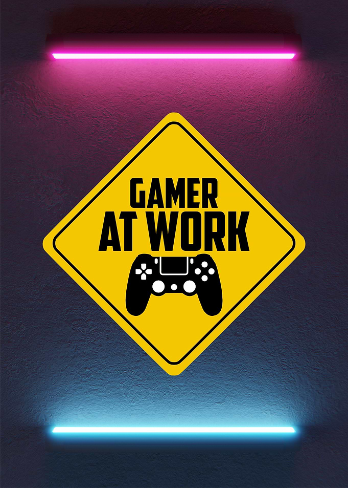 Gamer At Work