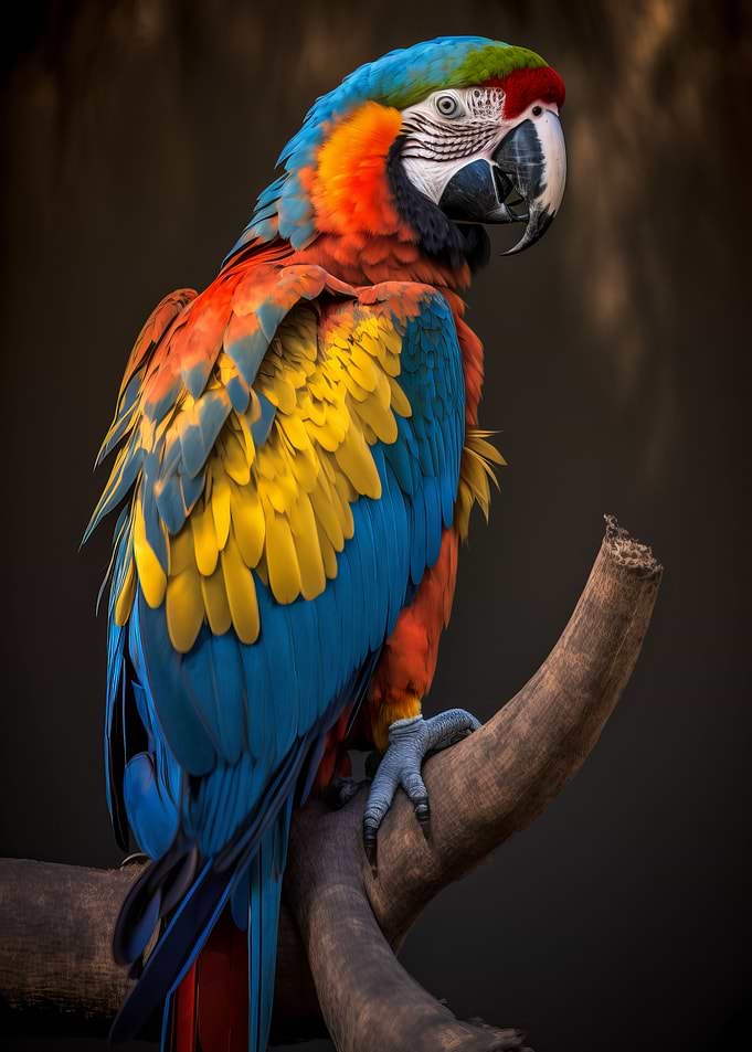 Cute Macaw Parrot