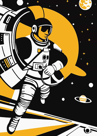 Astronaut Poster