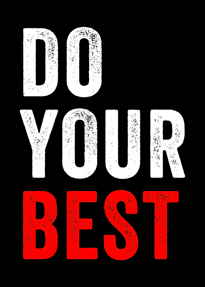 Do your best