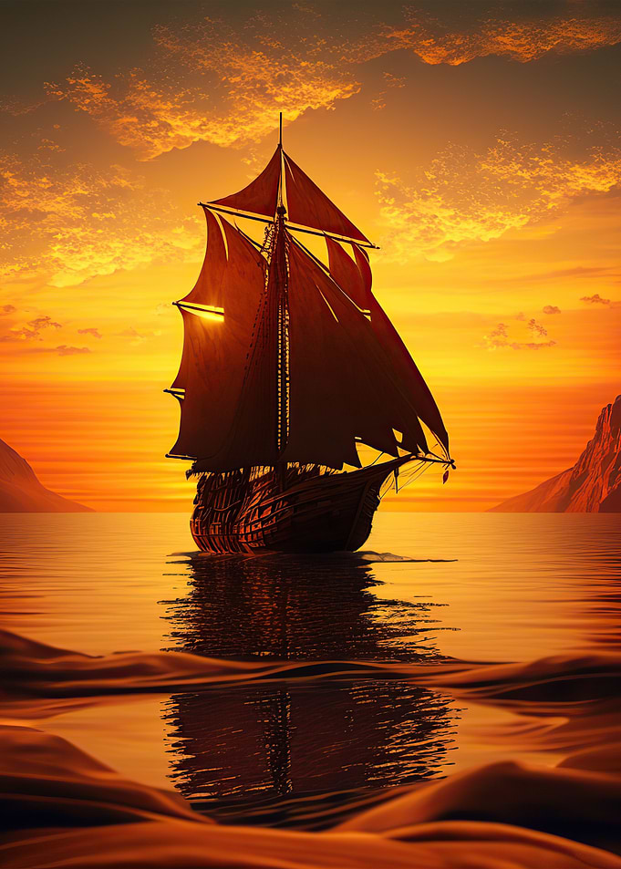 Ship Sunset