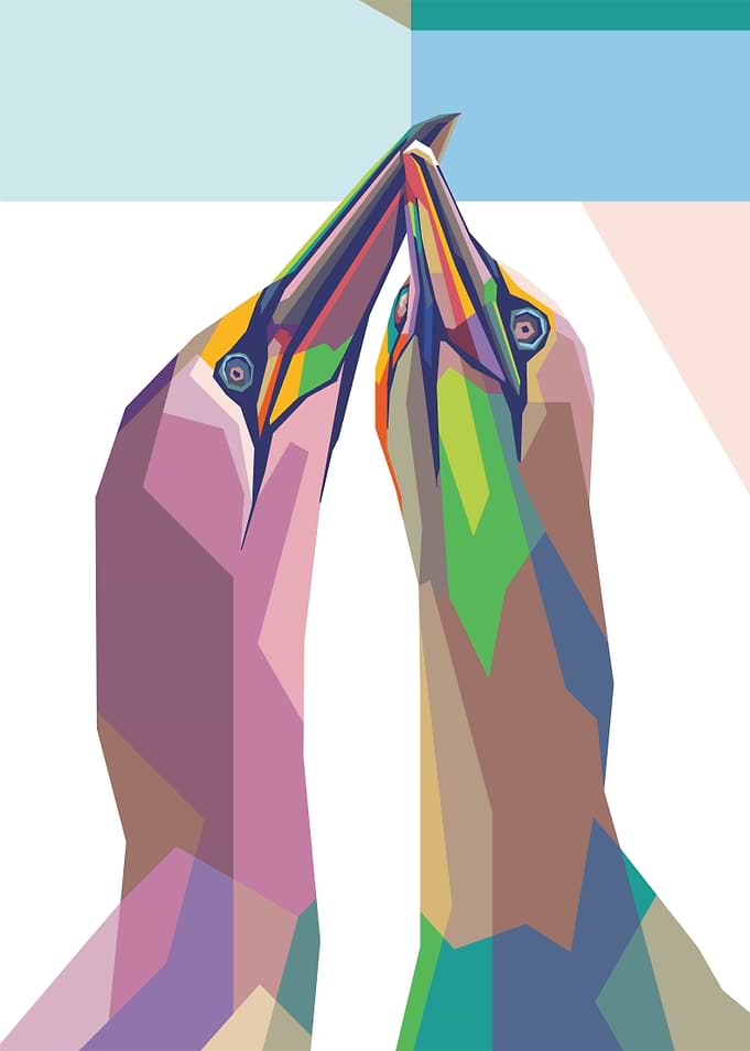 Couple Goose WPAP