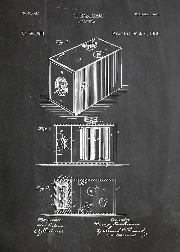 Camera patent 1888