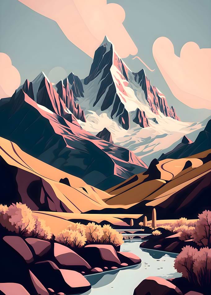 Noon Hues of Patagonia