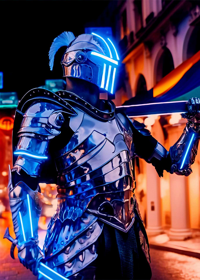 Cyberpunk Knight