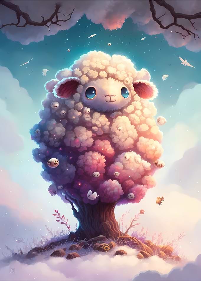 Sheep Snowflakes