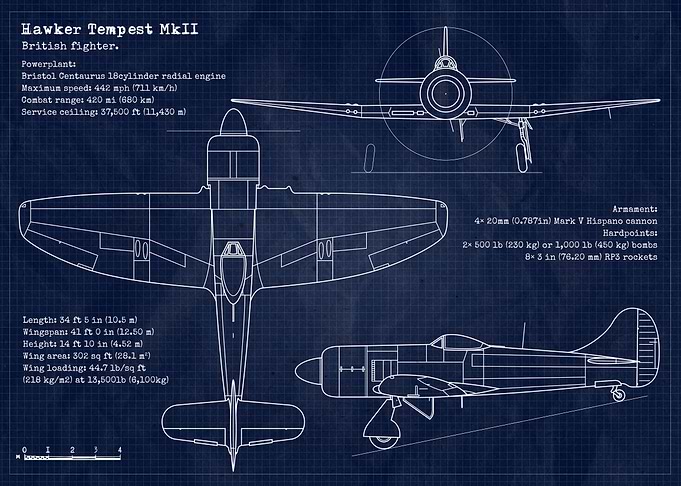 Hawker Tempest MkII RAF