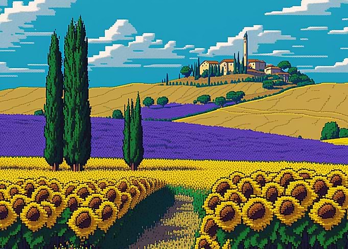 16bit Sunflower Tuscan