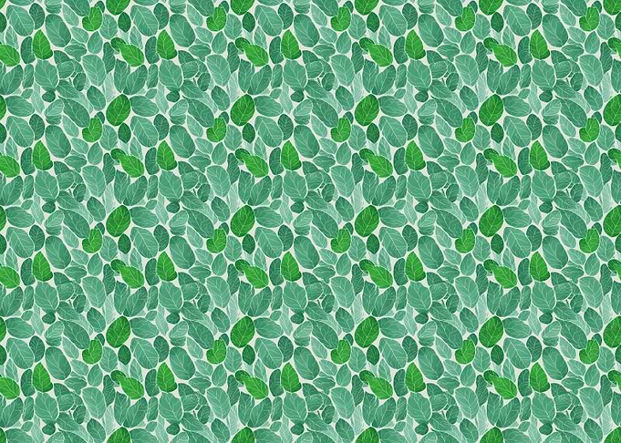 Cottagecore leaves printed