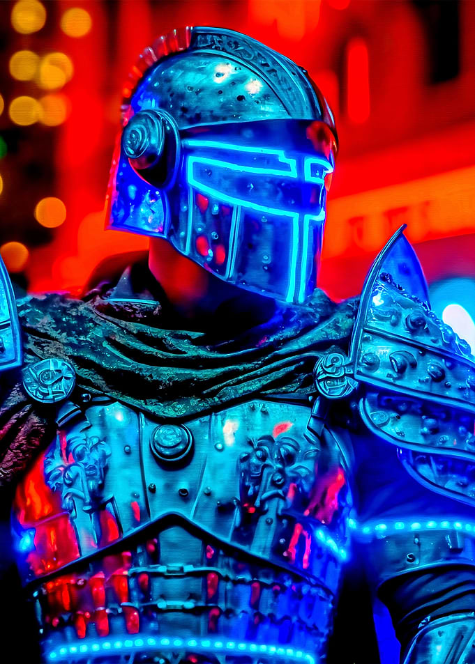 Cyberpunk Knight