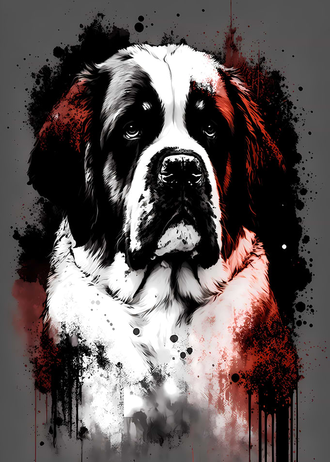 Saint Bernard Portrait