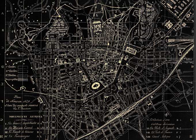 Roman empire vintage map