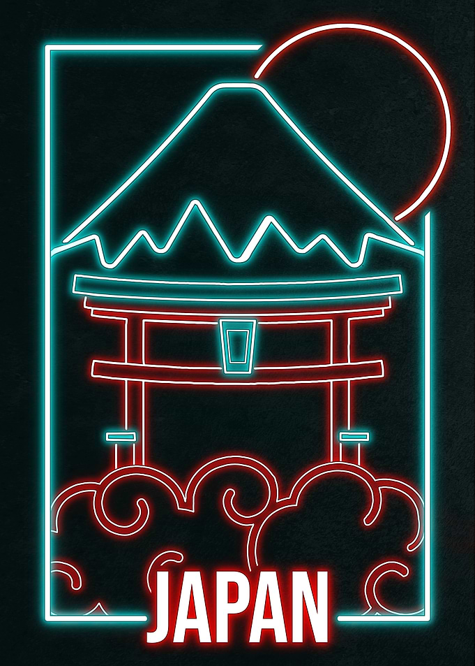 Torii Moutain Neon