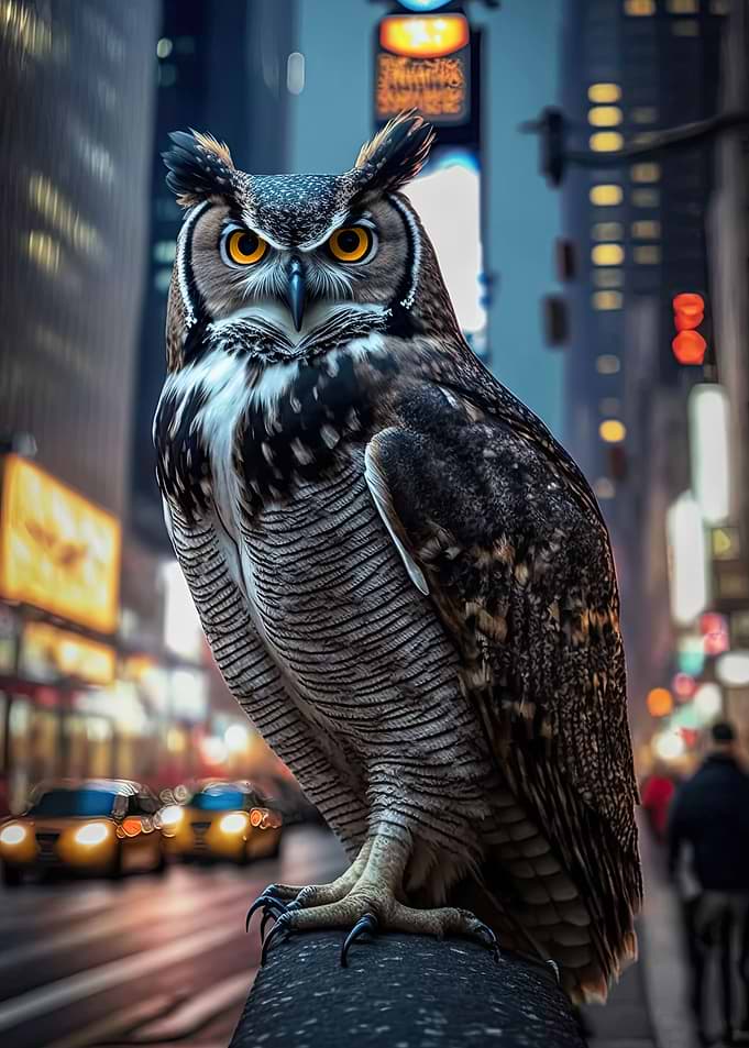 Flaco in Times Square