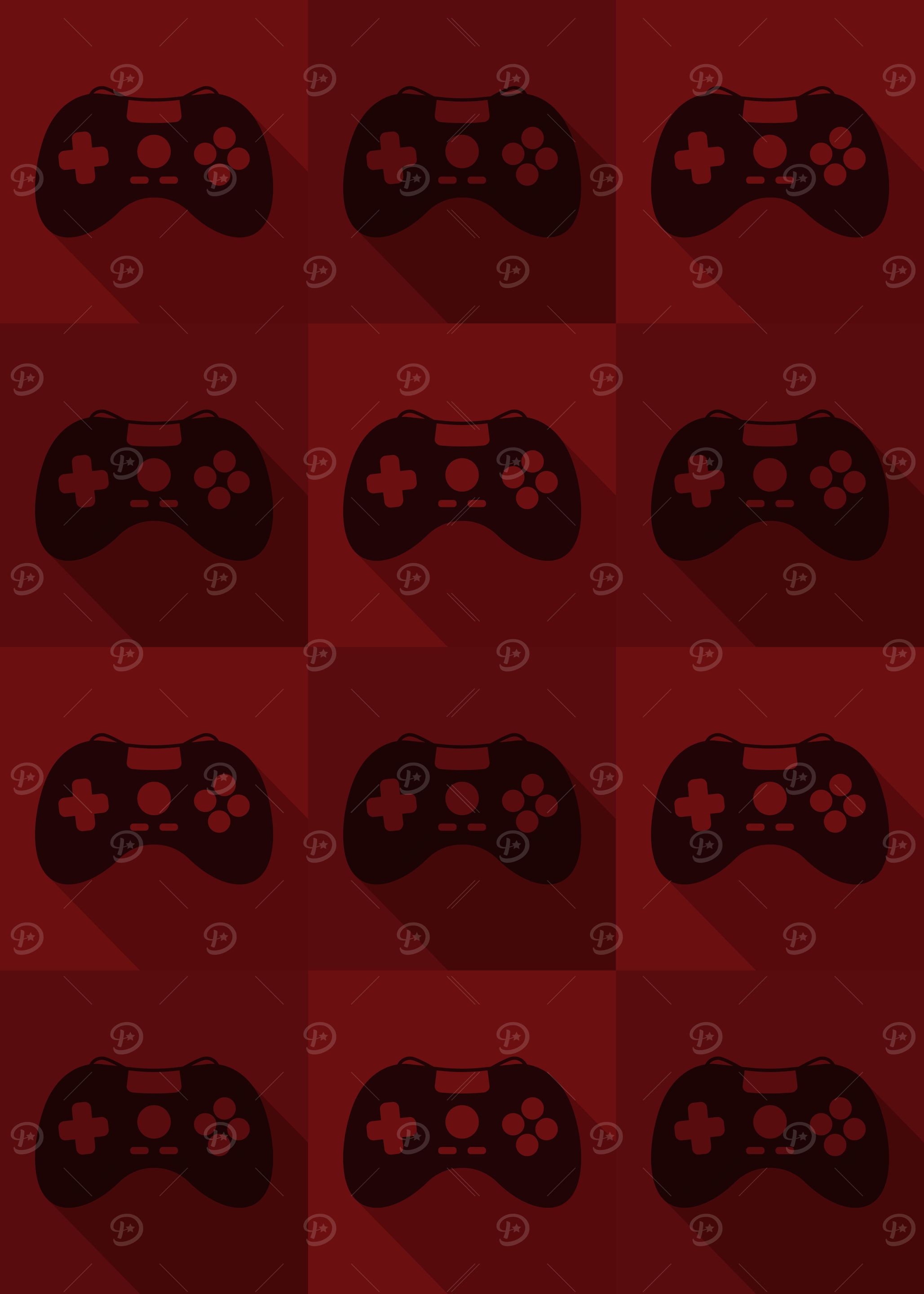 Gamer Controllers Red