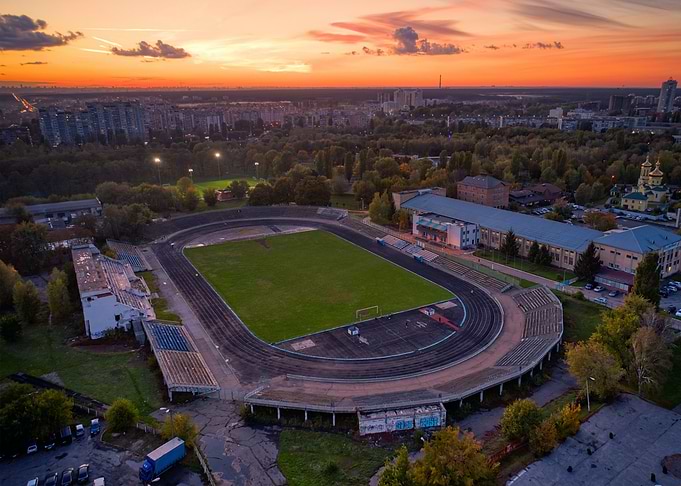 football stadium
