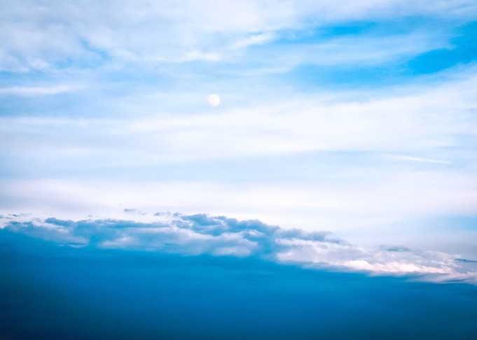 Cloud layers in the sky