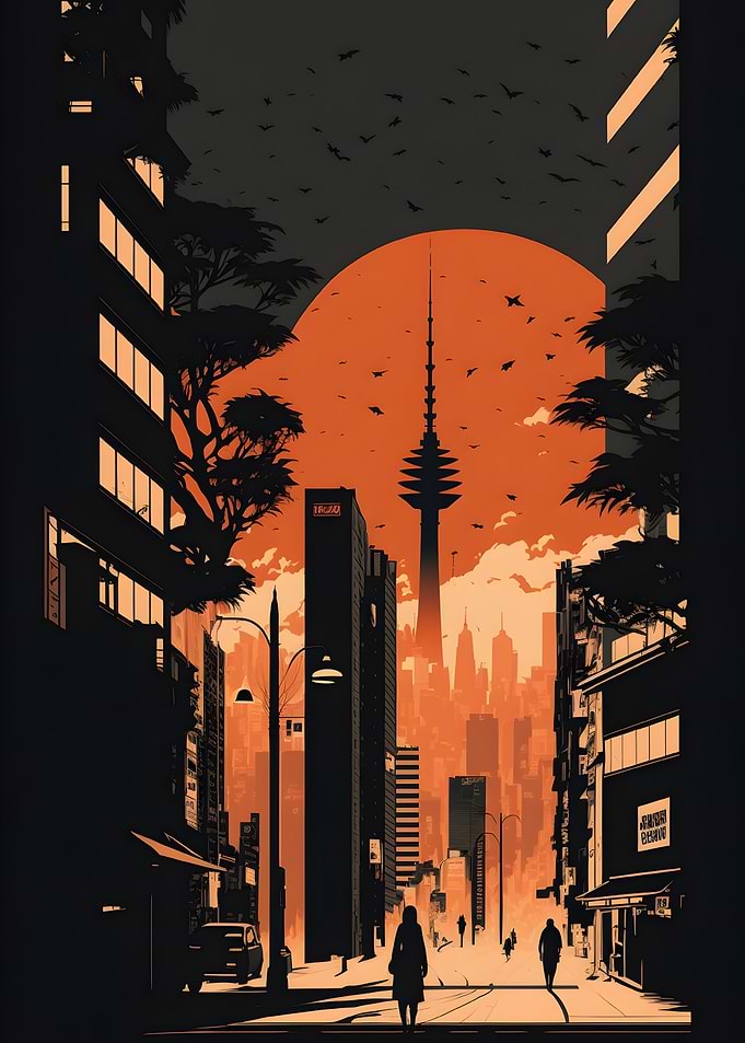 Futuristic Asian City