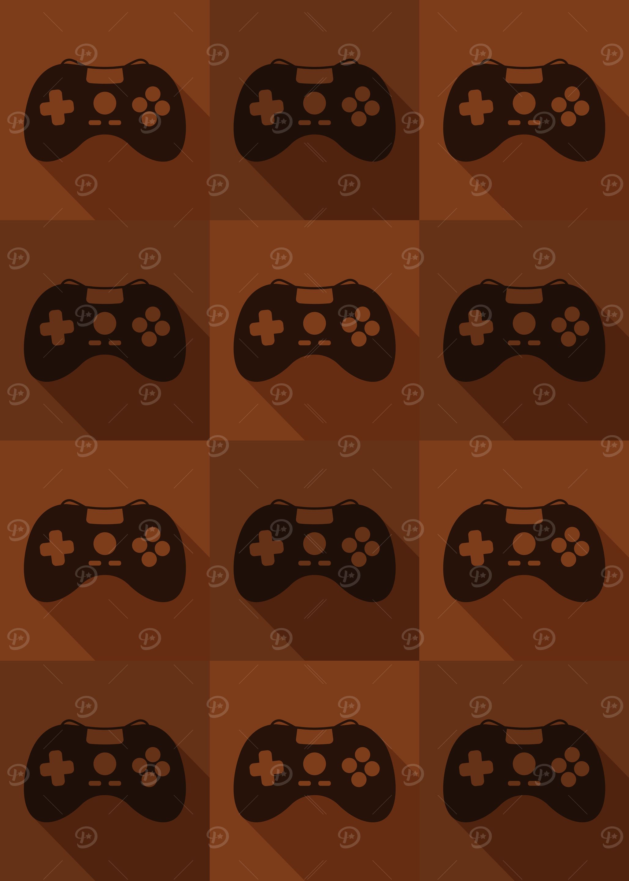 Gamer Controllers Orange