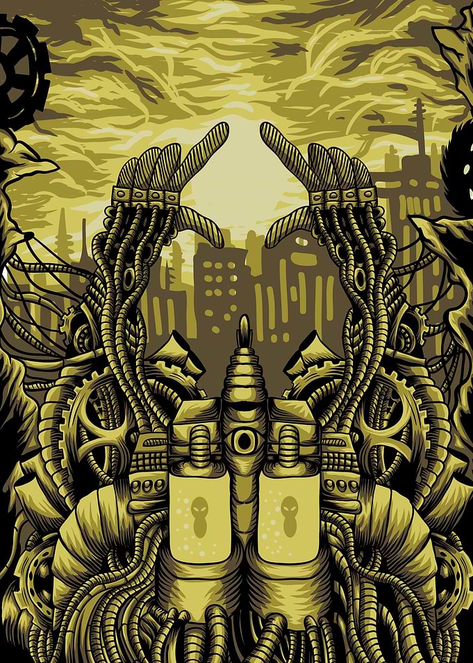 Baby tube alien sci fi