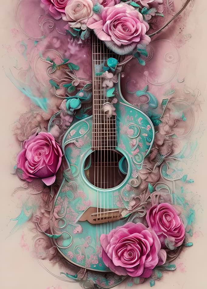 Flower Guitar