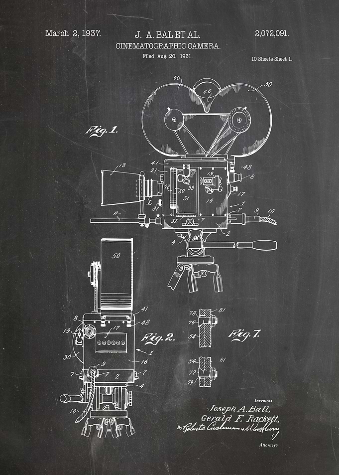 Cinematographic camera