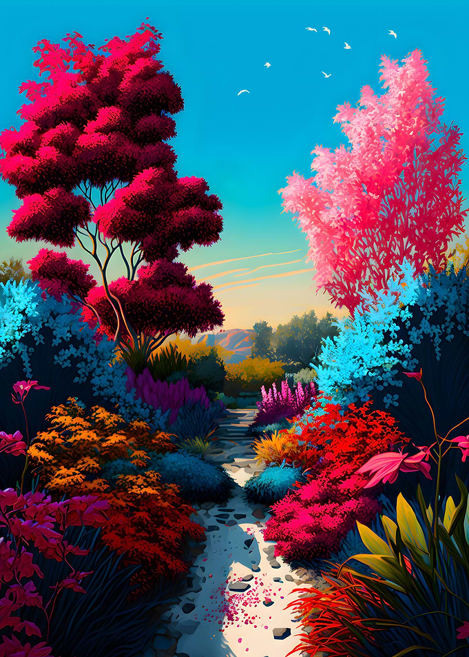 Colorful Flower Garden