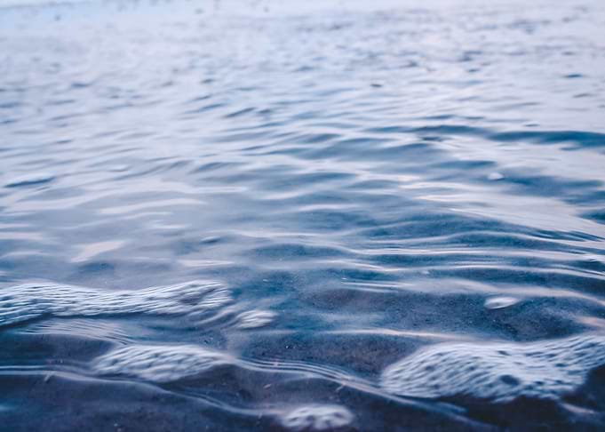 Water in a tidepool