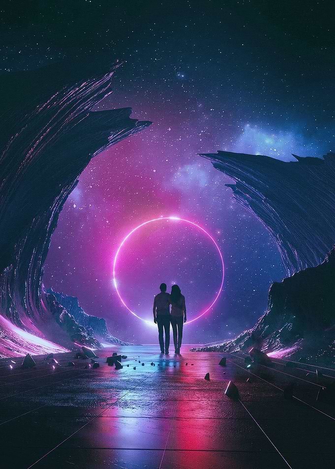 Wave Mountain Couple