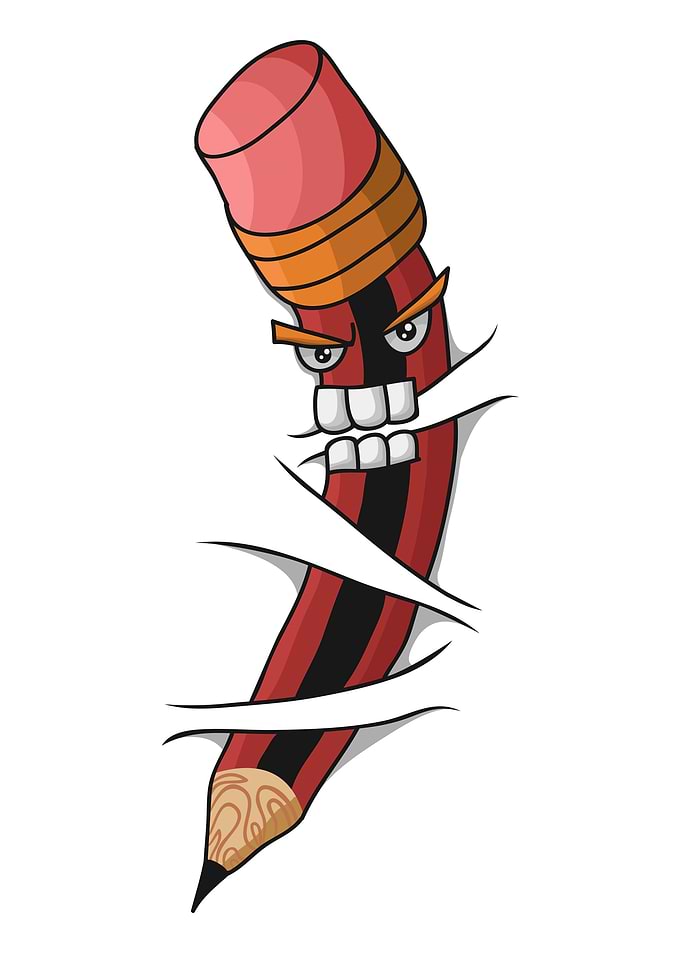 Crazy pencil