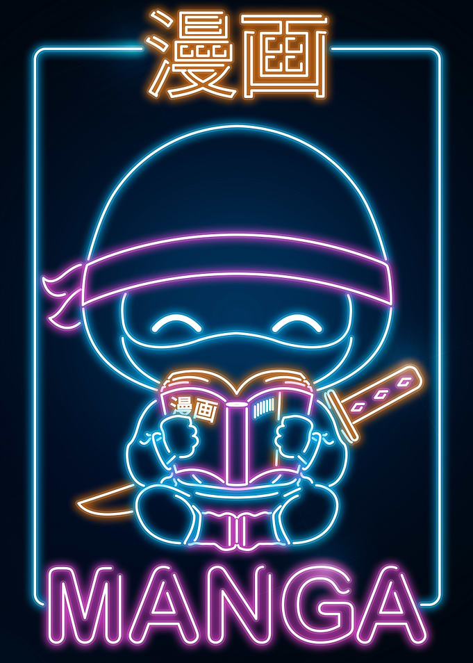 Retro Manga Ninja