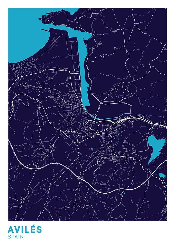 Aviles City Map
