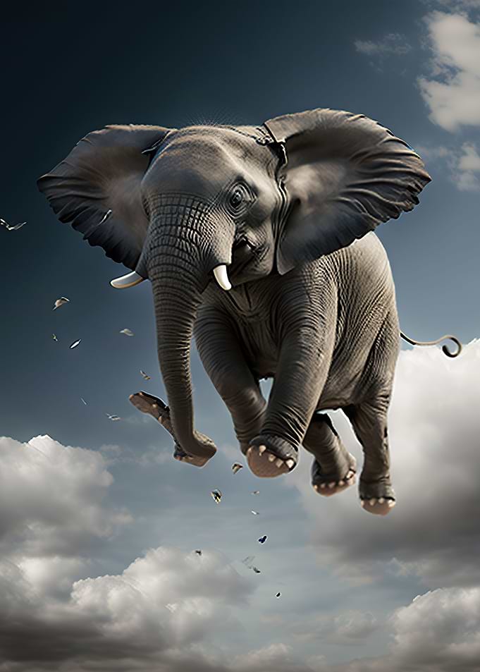 Elephant Flying Animal